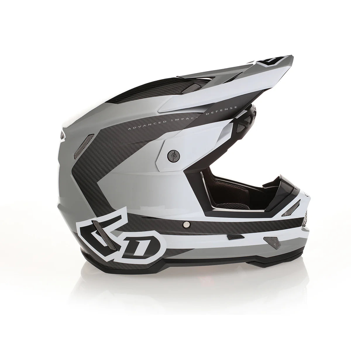 6D ATR-3 Pure FIM MX Helmet Gloss White M