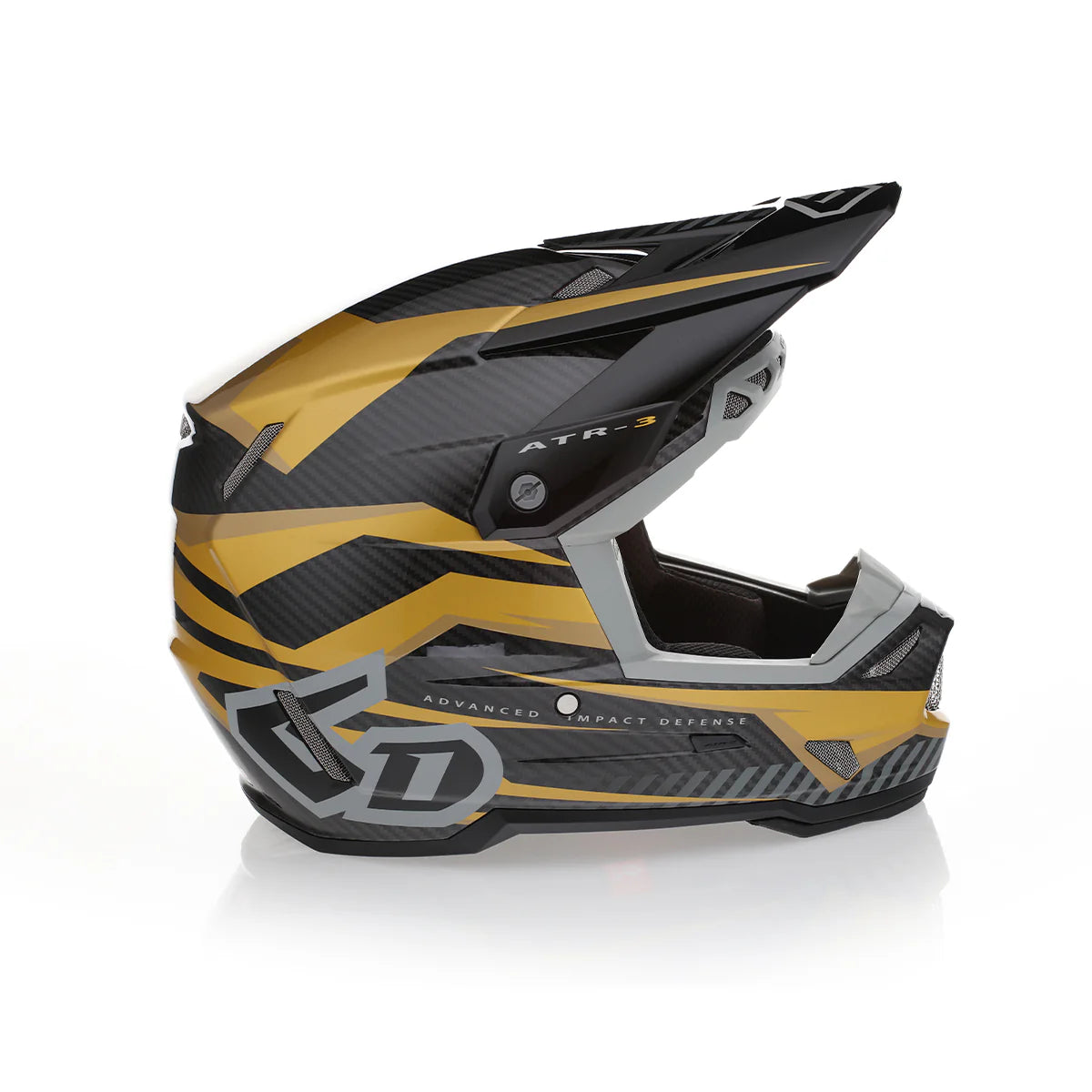 2026 6D ATR-3 Helmet - Rival Gloss Gold – Red Plate Powersports