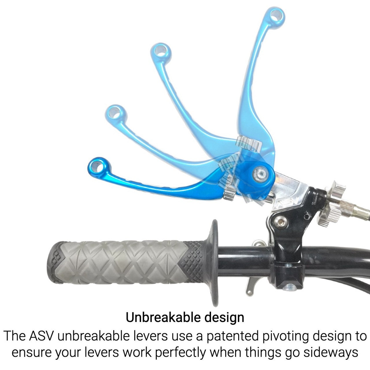 ASV F4 Unbreakable Lever Pivot Design