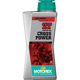 MOTOREX CROSS POWER FULL SYNTHETIC 2T 2-STROKE OIL - 1 Liter - MOTOREX