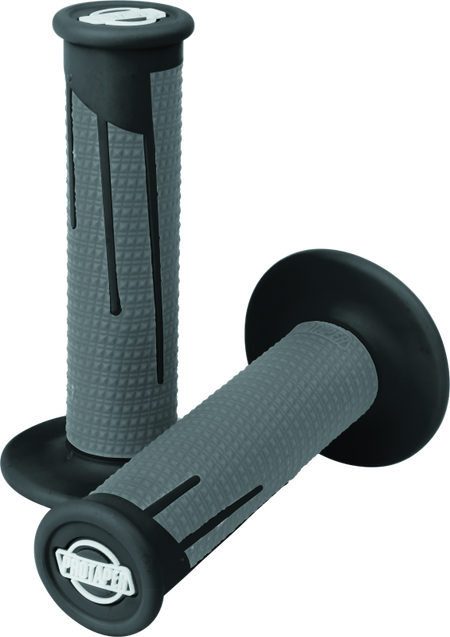 ProTaper Full Diamond Clamp On Grips - Black / Dark Grey - ProTaper
