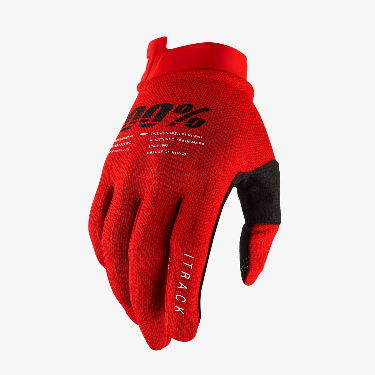 100% iTRACK Moto Glove - Red