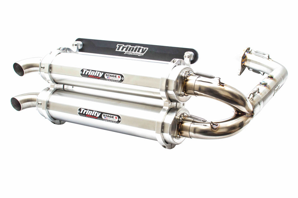 TRINITY RACING RZR XP TURBO / TURBO S FULL EXHAUST SYSTEM