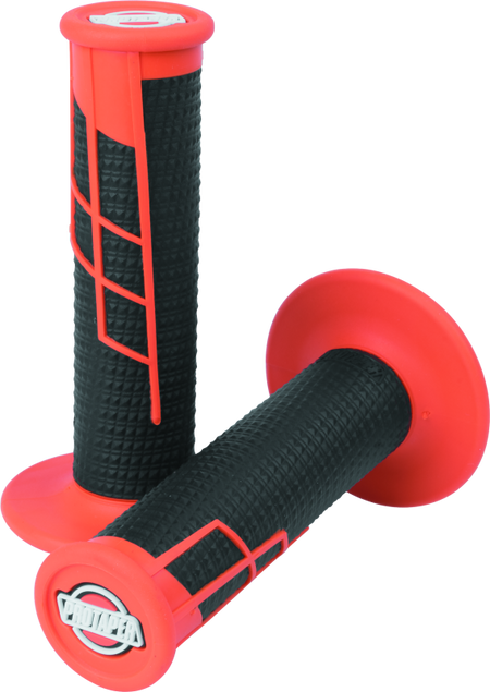 ProTaper Clamp On 1/2 Waffle Grips - Orange/Black - ProTaper