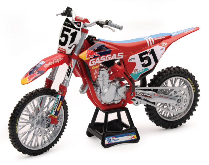 Justin Barcia Red Bull Gas Gas 1:12 Dirt Bike Die Cast