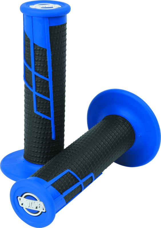ProTaper Clamp On 1/2 Waffle Grips - Blue/Black - ProTaper
