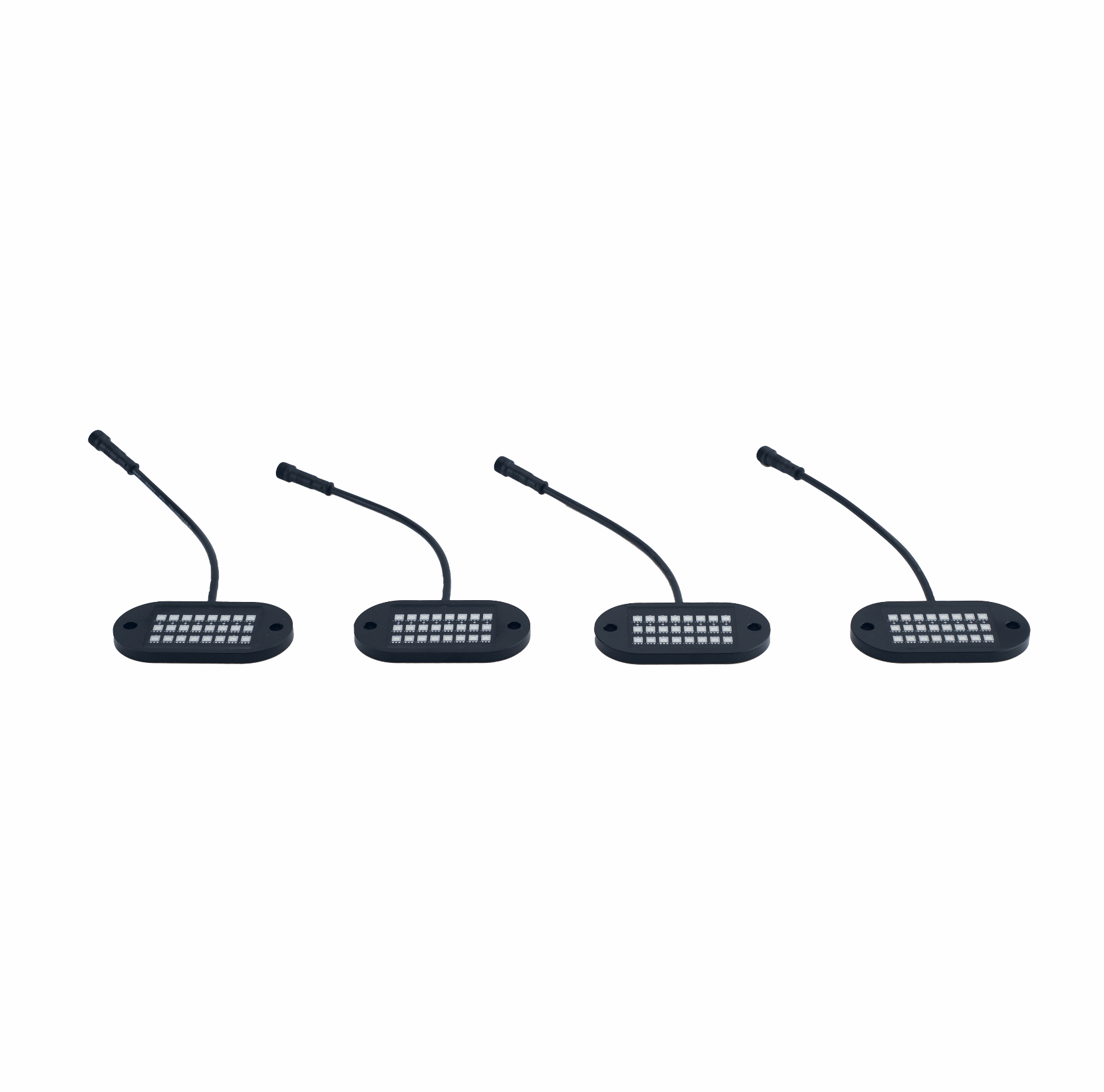 5150 Whips 187 Style Rock Lights 4 Pods
