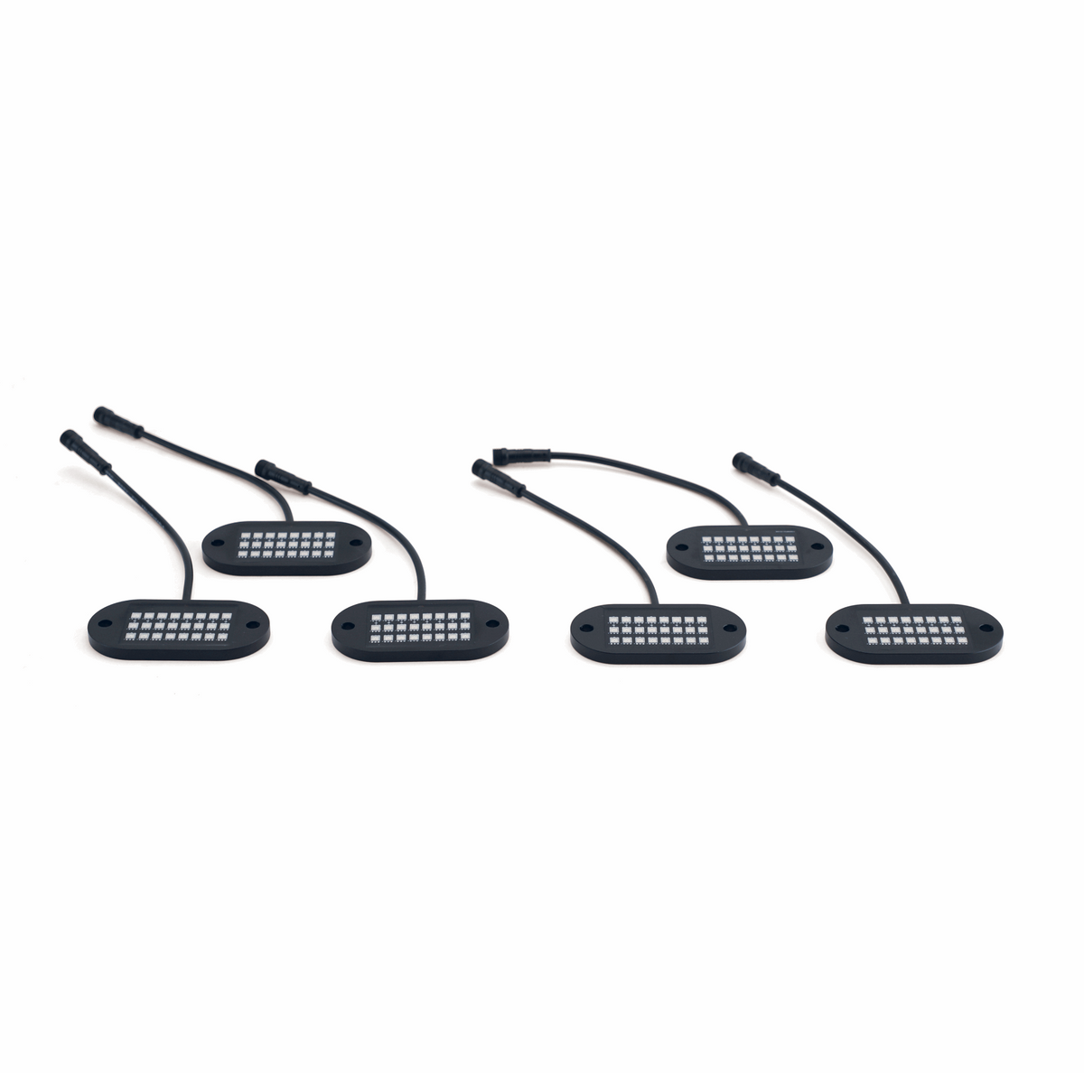 5150 Whips 187 Style Rock Lights 6 Pods
