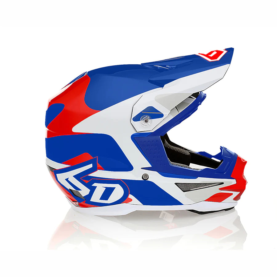 6D ATR-1 Apex Helmet - Red / White / Blue