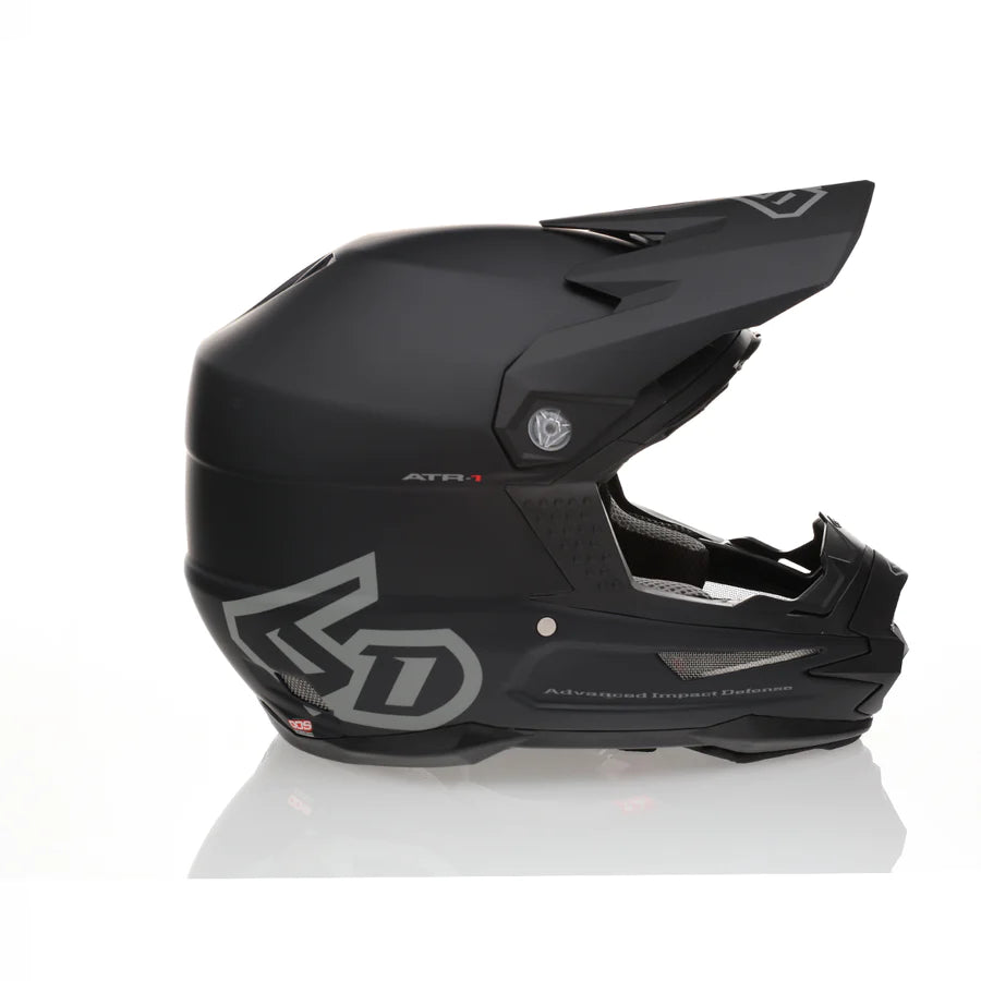 6D ATR-1 Solid Helmet - Matte Black