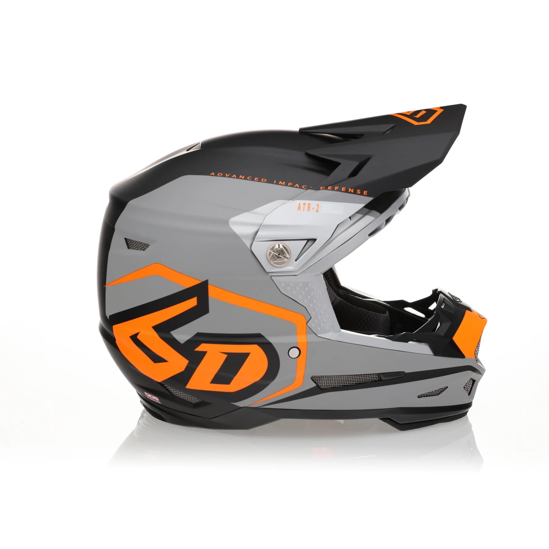 6D ATR-2 Delta Helmet - Neon Orange
