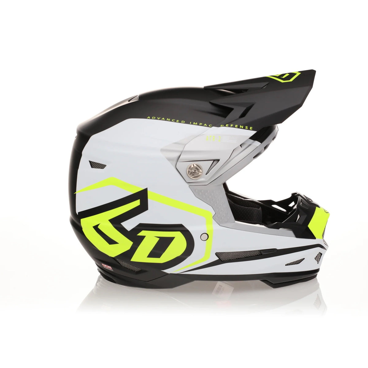 6D ATR-2 Delta Helmet - Neon Yellow