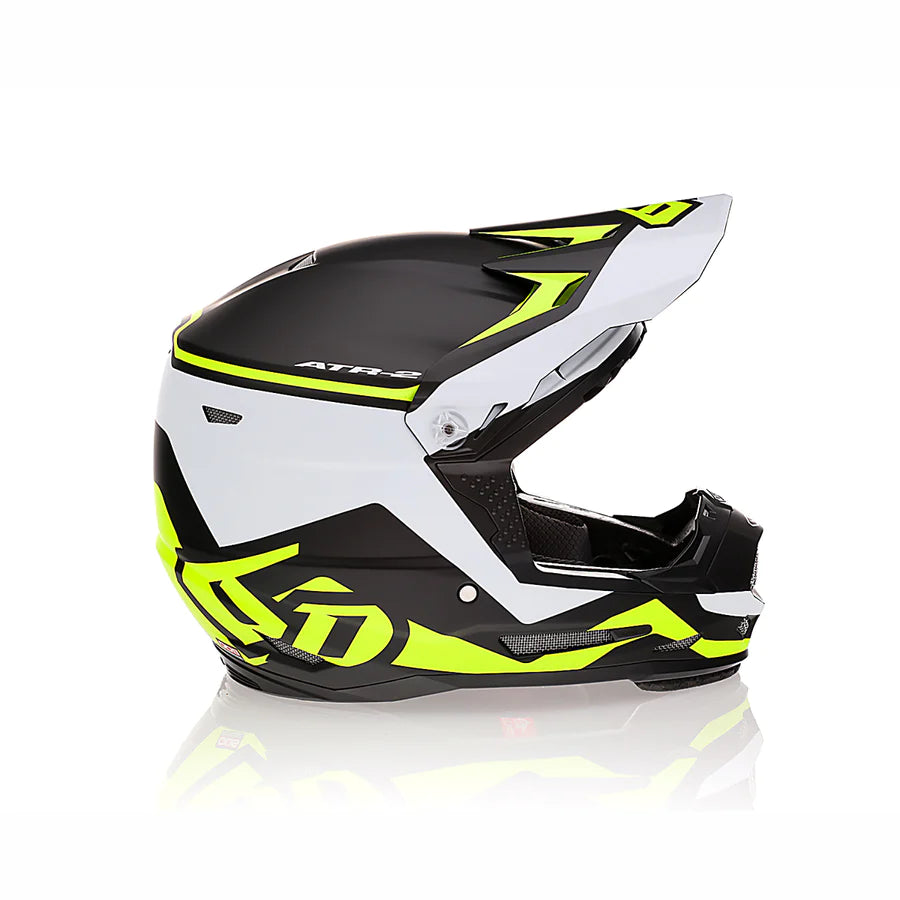 6D ATR-2 Drive Helmet - Neon Yellow