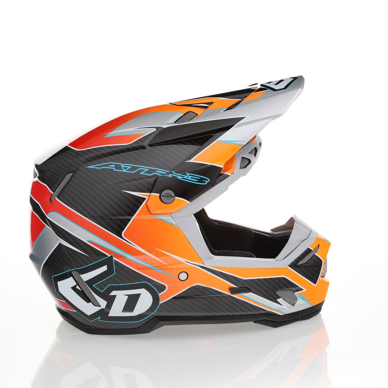 6D ATR-3Y Youth Helmet - Reflex Neon Orange