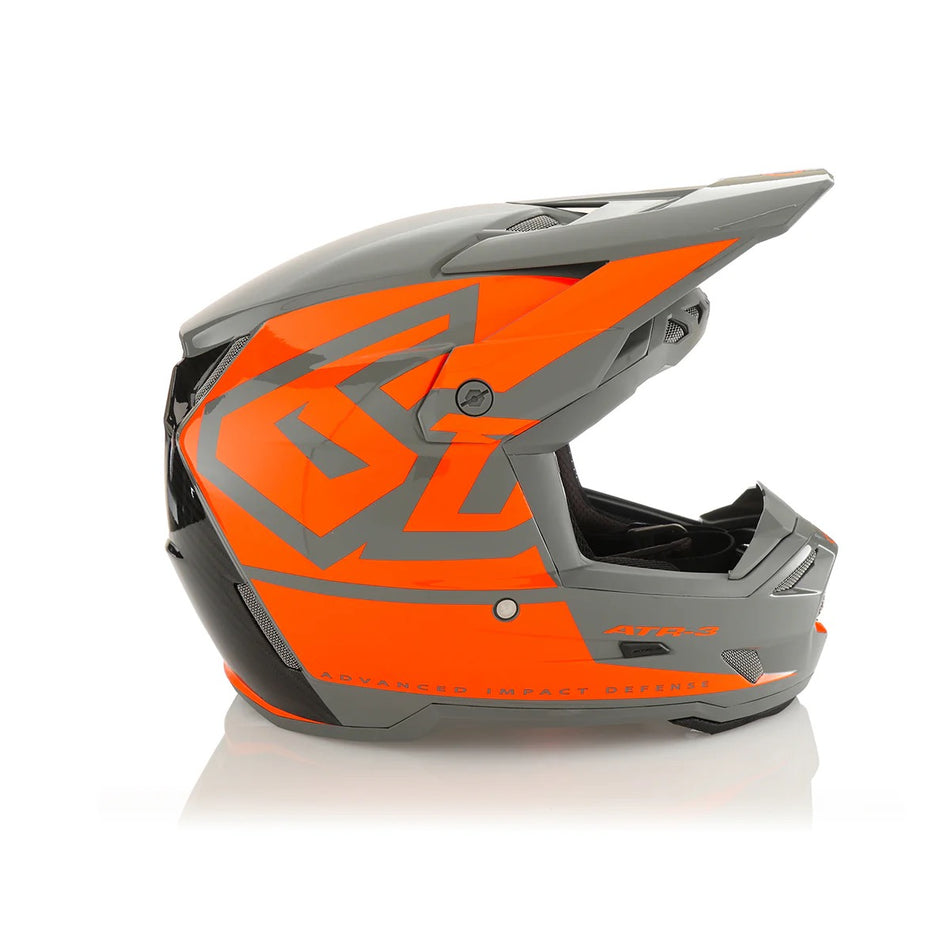 6D ATR-3Y Youth Hex Helmet Neon Orange