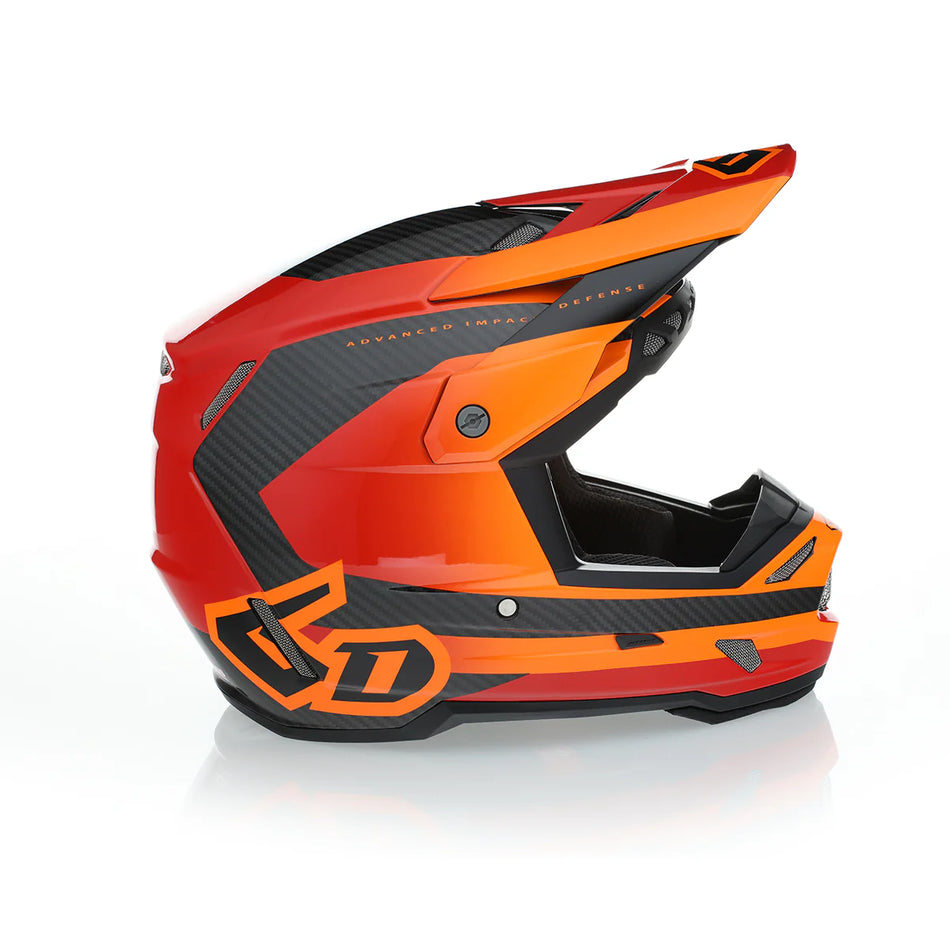6D ATR-3 Helmet - Pure Gloss Red