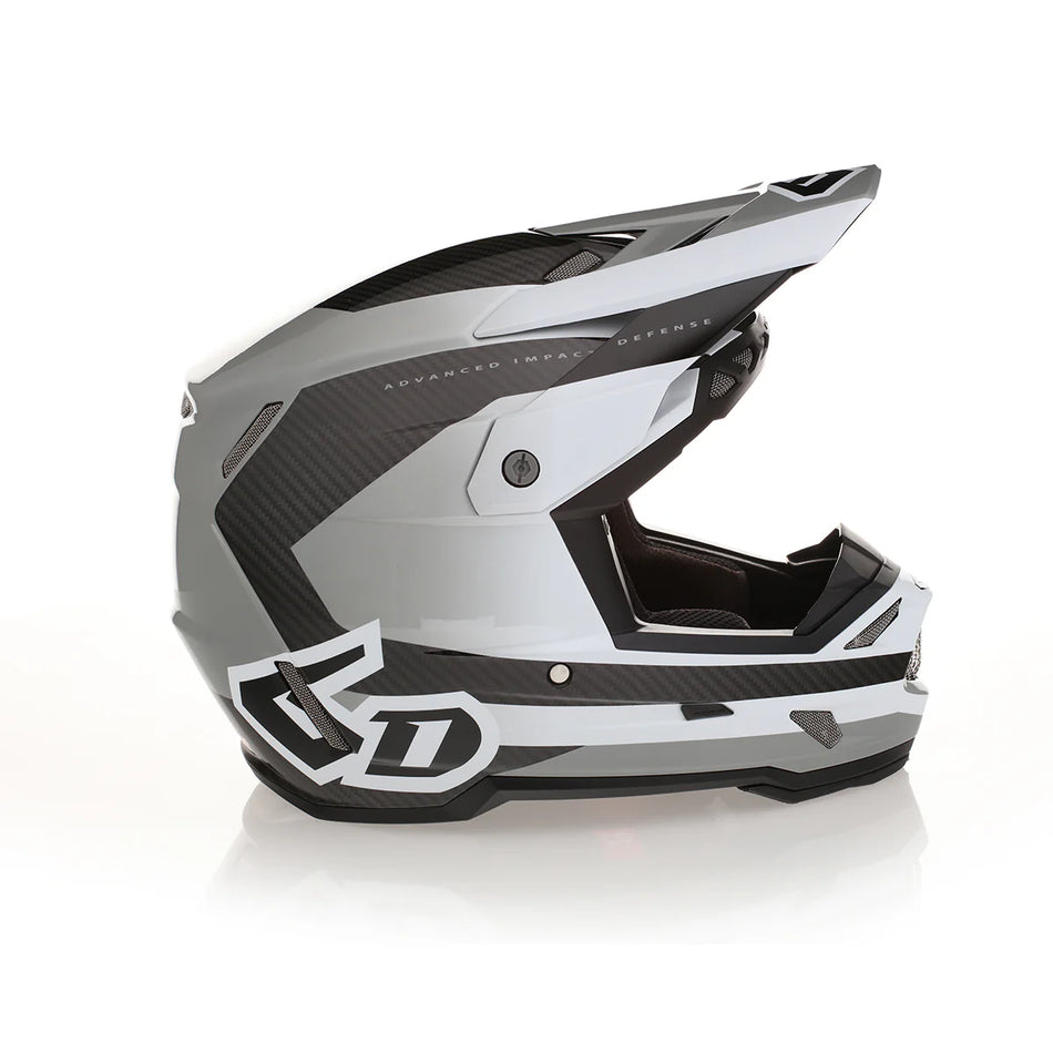 6D ATR-3 Helmet - Pure Gloss White