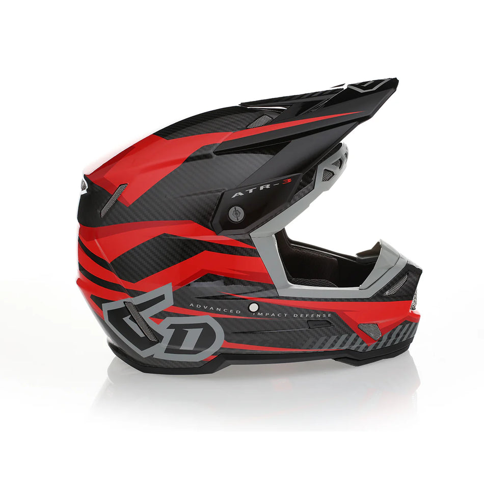 6D ATR-3 Helmet - Rival Gloss Red