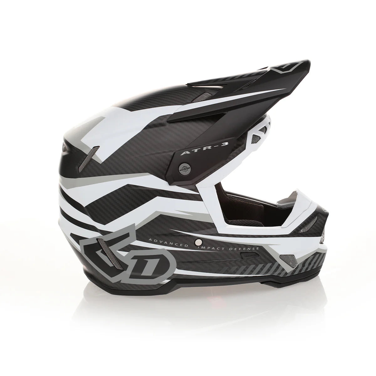 6D ATR-3 Rival FIM MX Helmet Matt White S