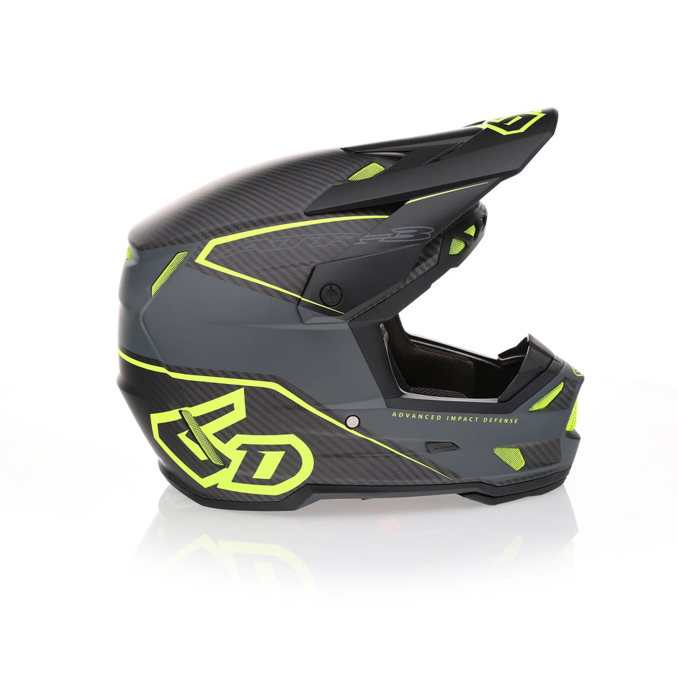 6D ATR-3 Helmet - Zone Matte Yellow