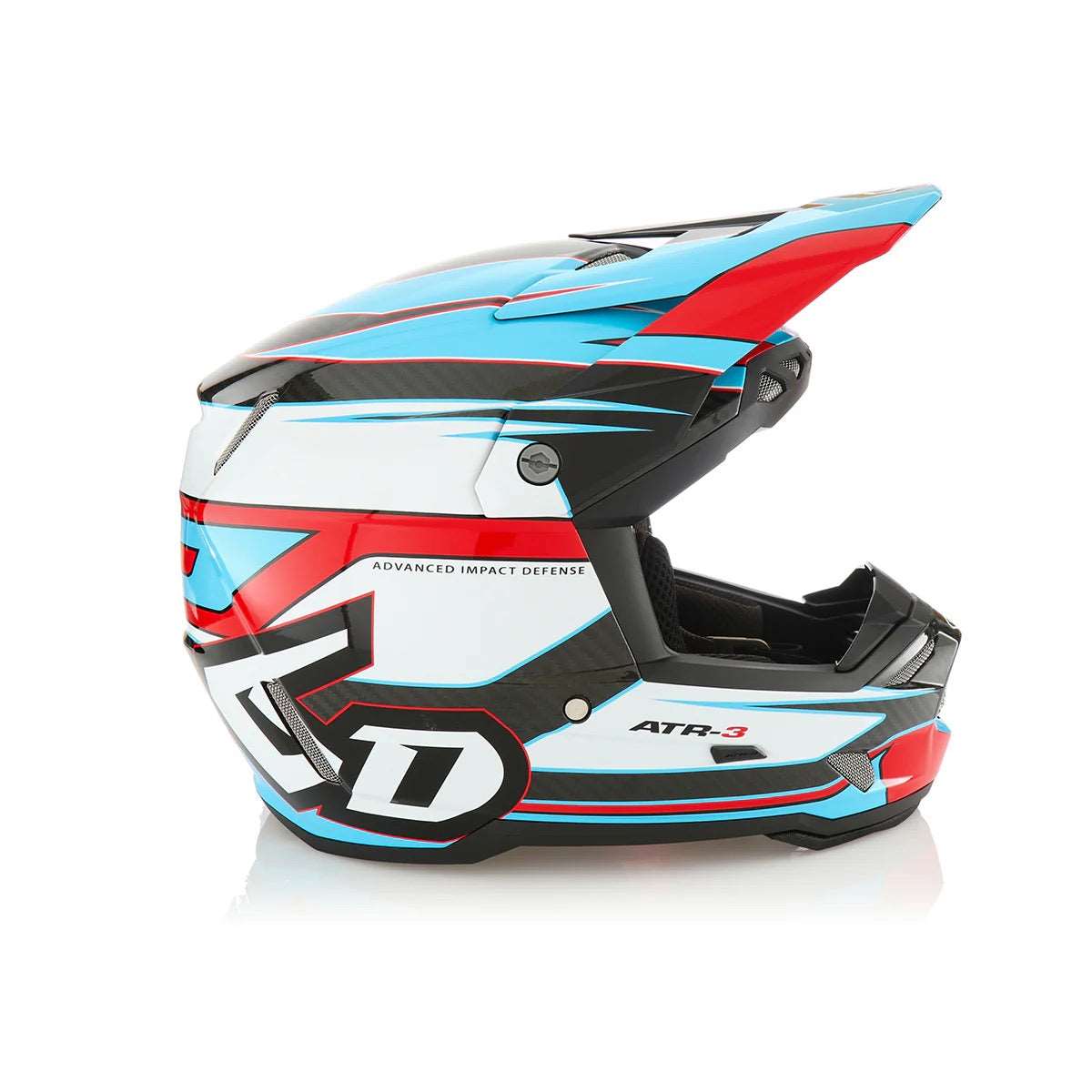 6D ATR-3 Hyper Helmet - Gloss Red Cyan