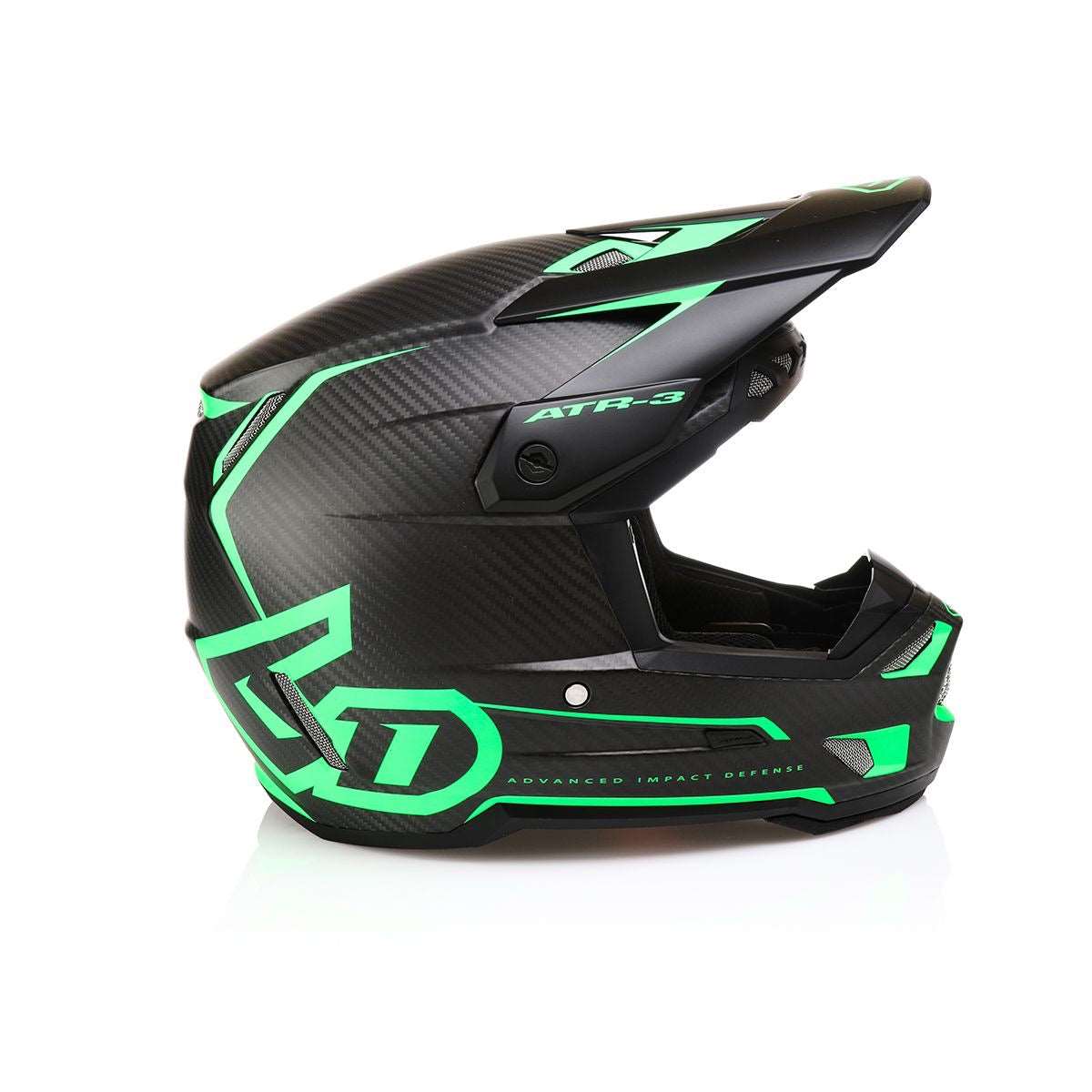 6D ATR-3 Nova Helmet - Matte Green Carbon