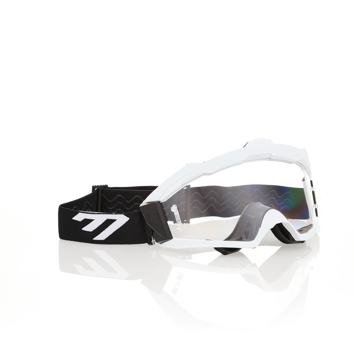 6D MAX R Goggle - White/Black & Clear