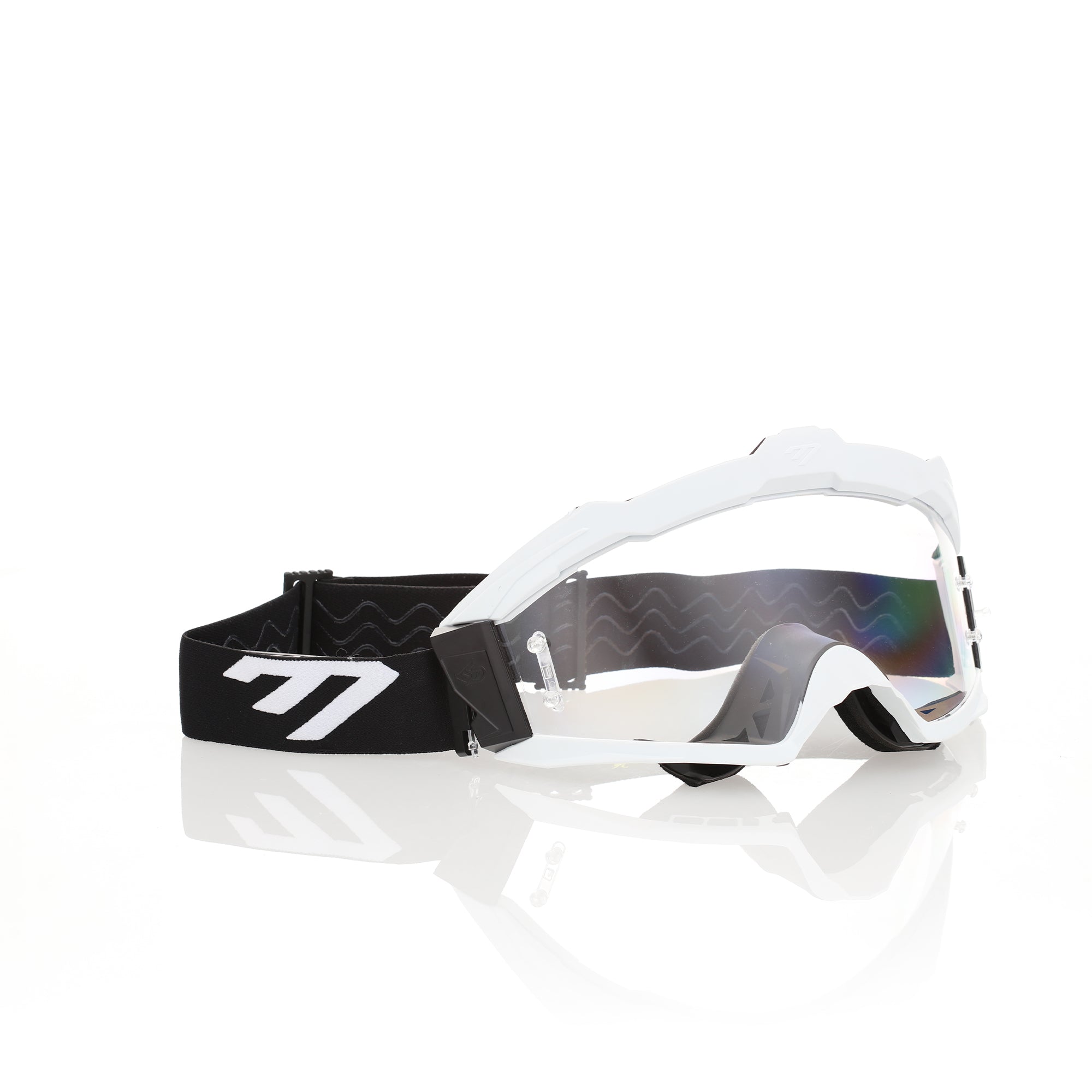 6D MAX R Goggle - White/Black & Clear