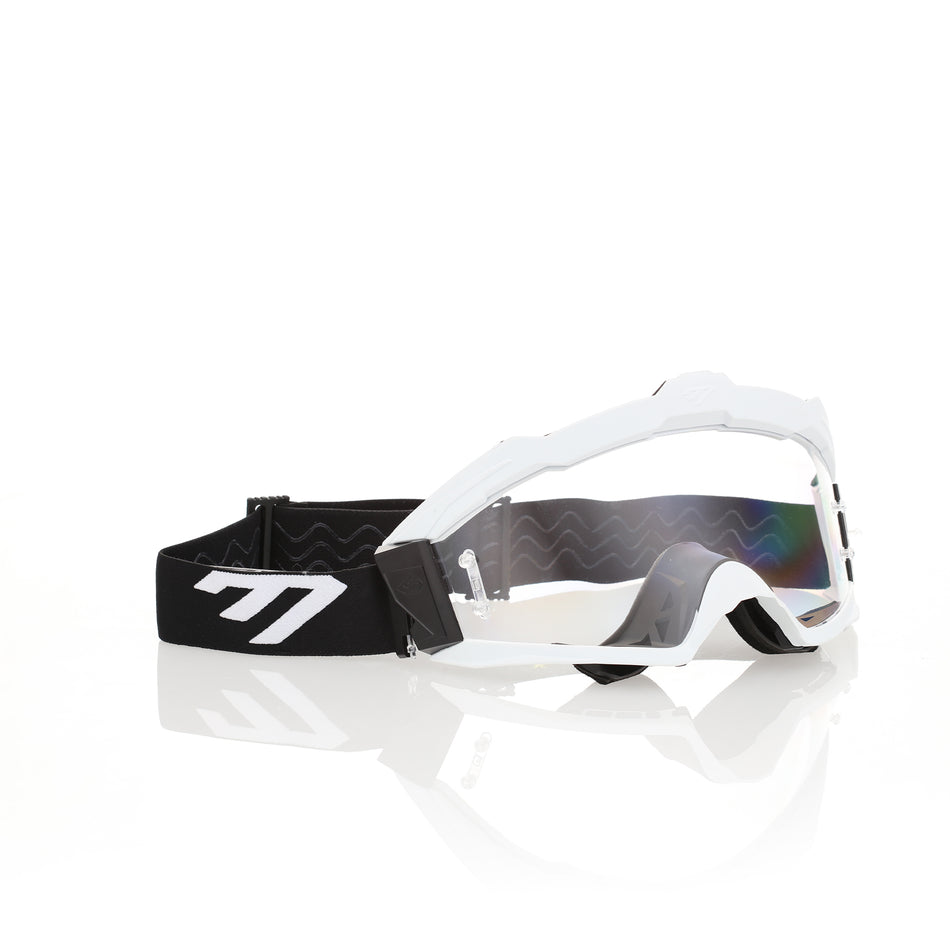 6D MAX R Goggle - White/Black & Clear