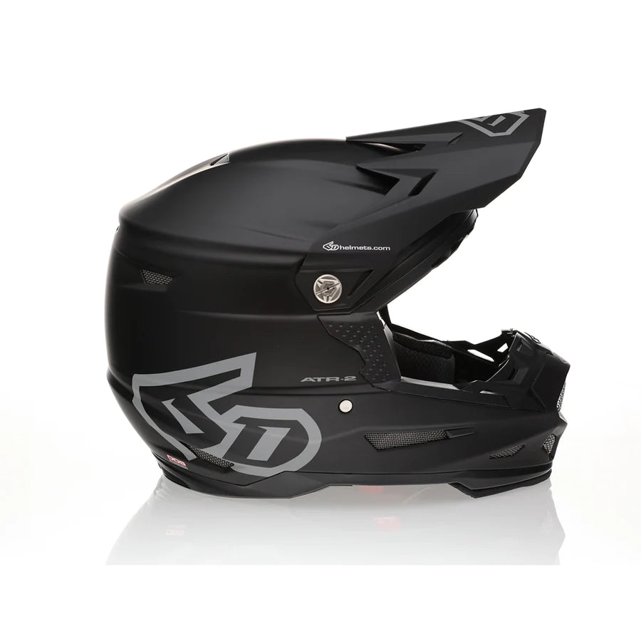 6D Youth ATR-2Y Solid Helmet - Matte Black