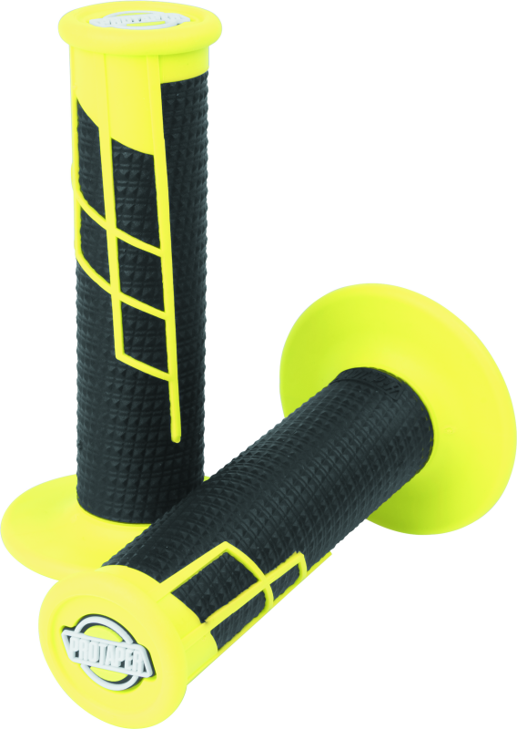 ProTaper Clamp On 1/2 Waffle Grips - Yellow/Black - ProTaper