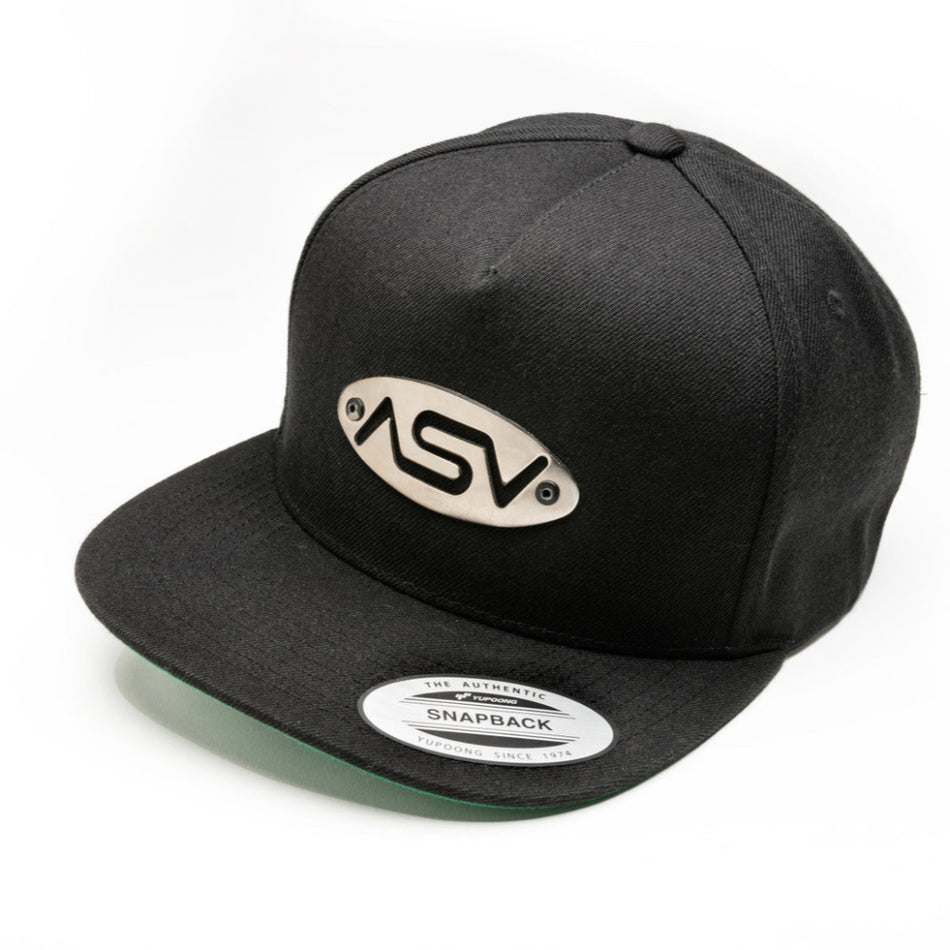 ASV Levers Metal Badge Snapback - Black