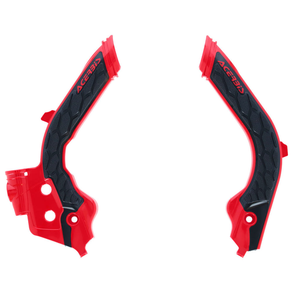 Acerbis - 2021-2023 HUSQVARNA / GASGAS 125-450cc - X-Grip Frame Guards Red Black