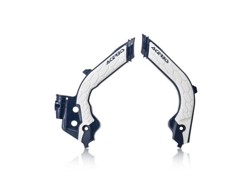 Acerbis - Husqvarna 125-450 TC/FC/FX/FE/S/TE/TX/ (2021-2023) Frame Guards- X-Grip - Blue/White