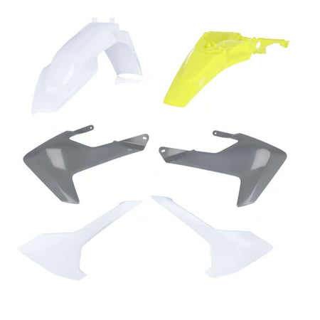Acerbis - Husqvarna TC65 (2017-2023) Standard Plastic Kit - Original ’23 White/Grey/Yellow