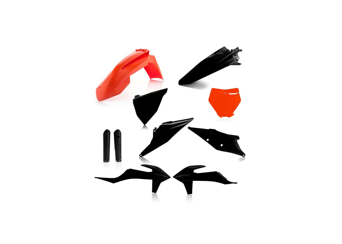 Acerbis - KTM 125-450 SX/SX-F/XC (2019-2022) Full Plastic Kit - Back in Black 