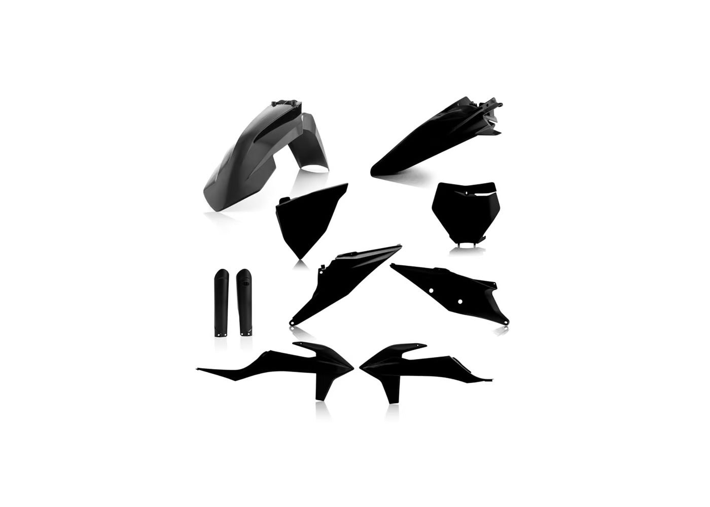 Acerbis - KTM 125-450 SX/SX-F/XC (2019-2022) Full Plastic Kit - Black