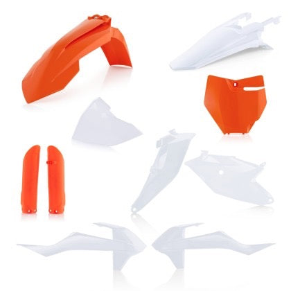Acerbis - KTM 85 SX (2018-2024) Full Plastic Kit - Original ’23 White/Orange