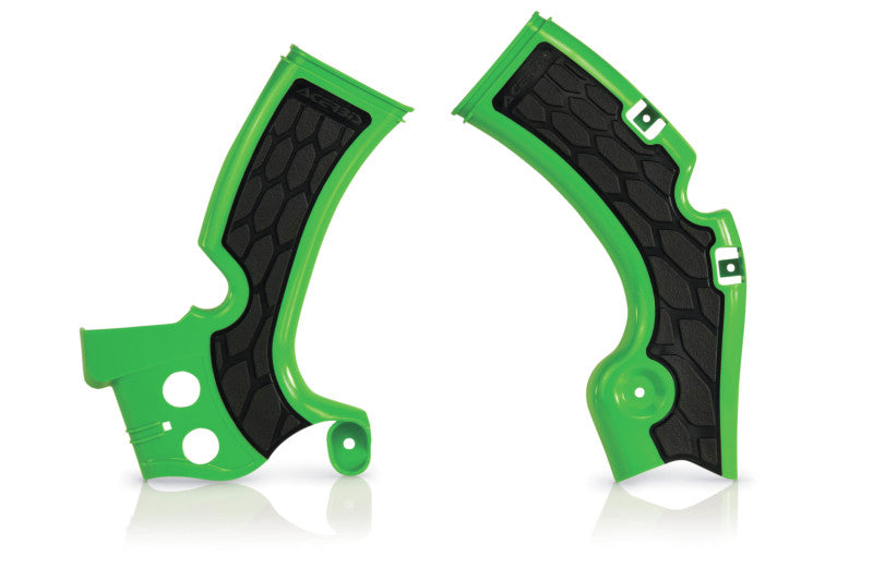 Acerbis - Kawasaki KX 450F (2009-2018) X-Grip Frame Guard - Green / Black 
