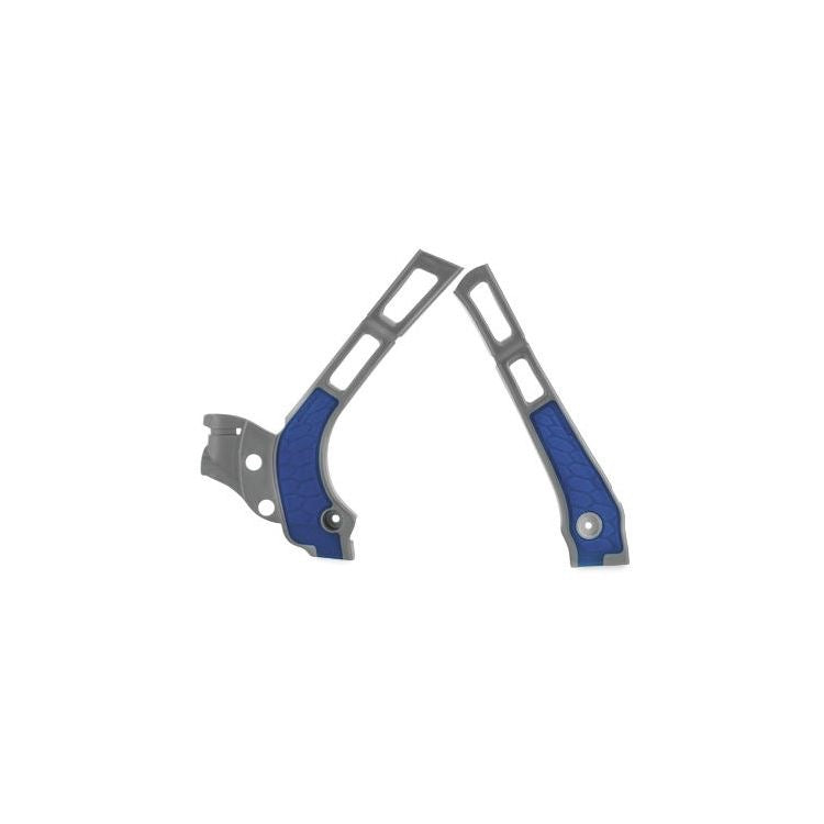 Acerbis - Yamaha YZ125-250 / X (2005-2025) X-Grip Frame Guard - Silver/Blue