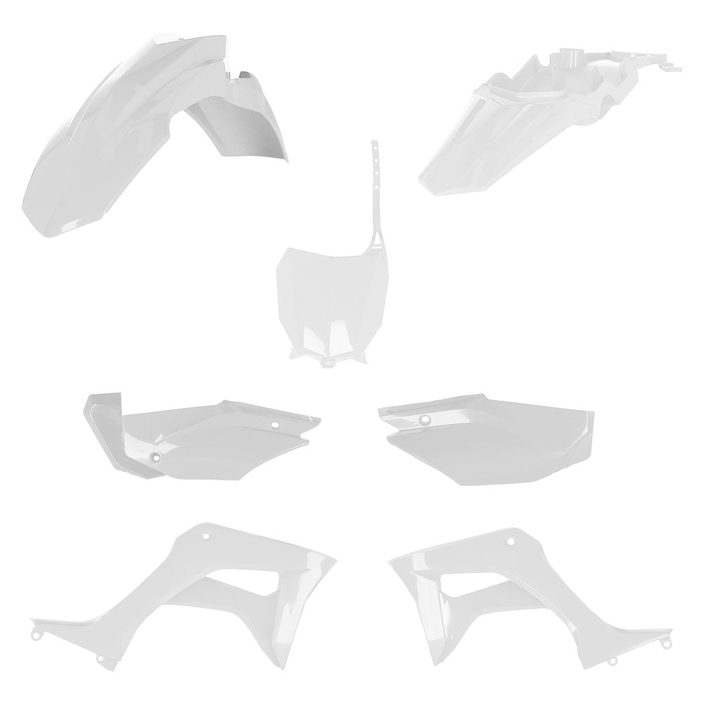 Acerbis Full Plastic Kit - Honda CRF110F (2019-2025) White