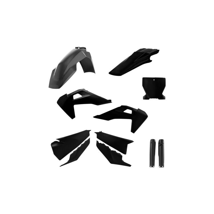 Acerbis Husqvarna TC/FC/FX 125-450 (2019-2022) Full Plastic Kit - Black