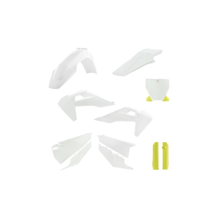 Acerbis Husqvarna TC/FC/FX 125-450 (2019-2022) Full Plastic Kit '19 Orignal White