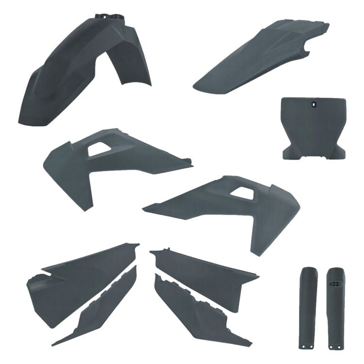 Acerbis Husqvarna TC/FC/FX 125-450 (2019-2022) Full Plastic Kit Metallic Grey