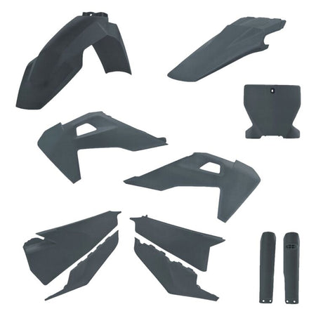 Acerbis Husqvarna TC/FC/FX 125-450 (2019-2022) Full Plastic Kit Metallic Grey