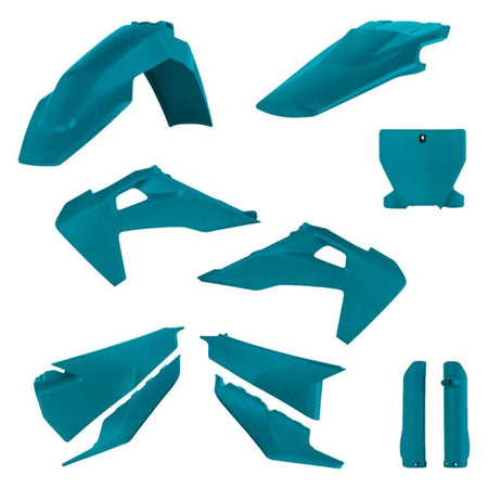 Acerbis Husqvarna TC/FC/FX 125-450 (2019-2022) Full Plastic Kit Metallic Teal