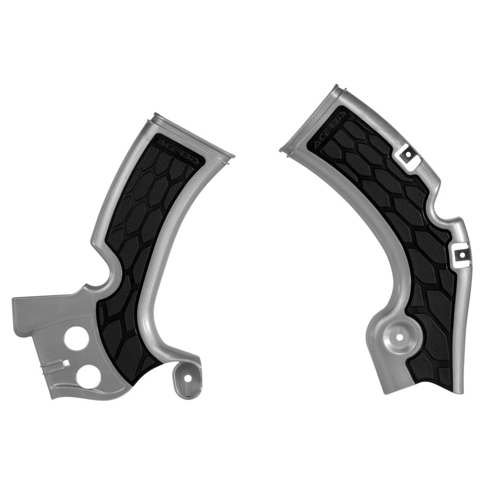Acerbis X-Grip Frame Guard - Kawasaki KX450F (2009-2018) Silver Black