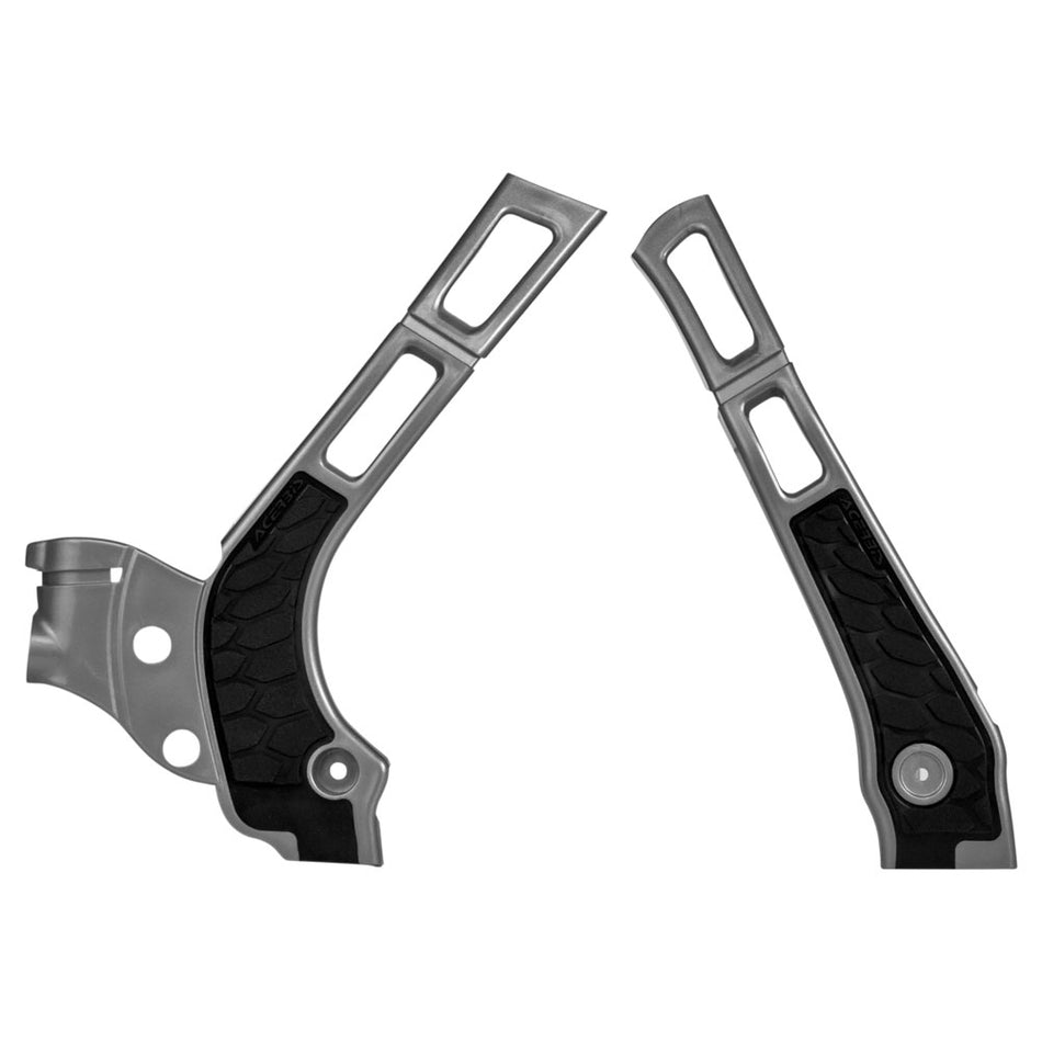 Acerbis X-Grip Frame Guard - Yamaha YZ125-250 / X (2005-2026) Silver Black