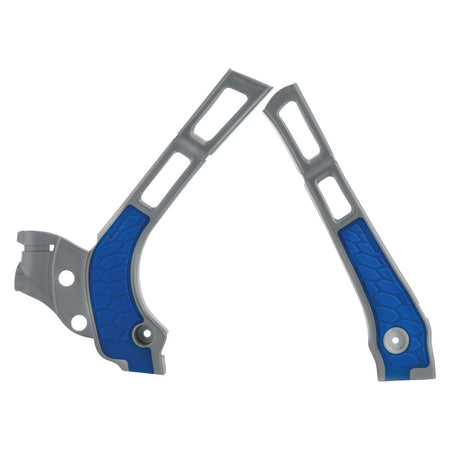 Acerbis X-Grip Frame Guard - Yamaha YZ125-250 / X (2005-2026) Silver Blue