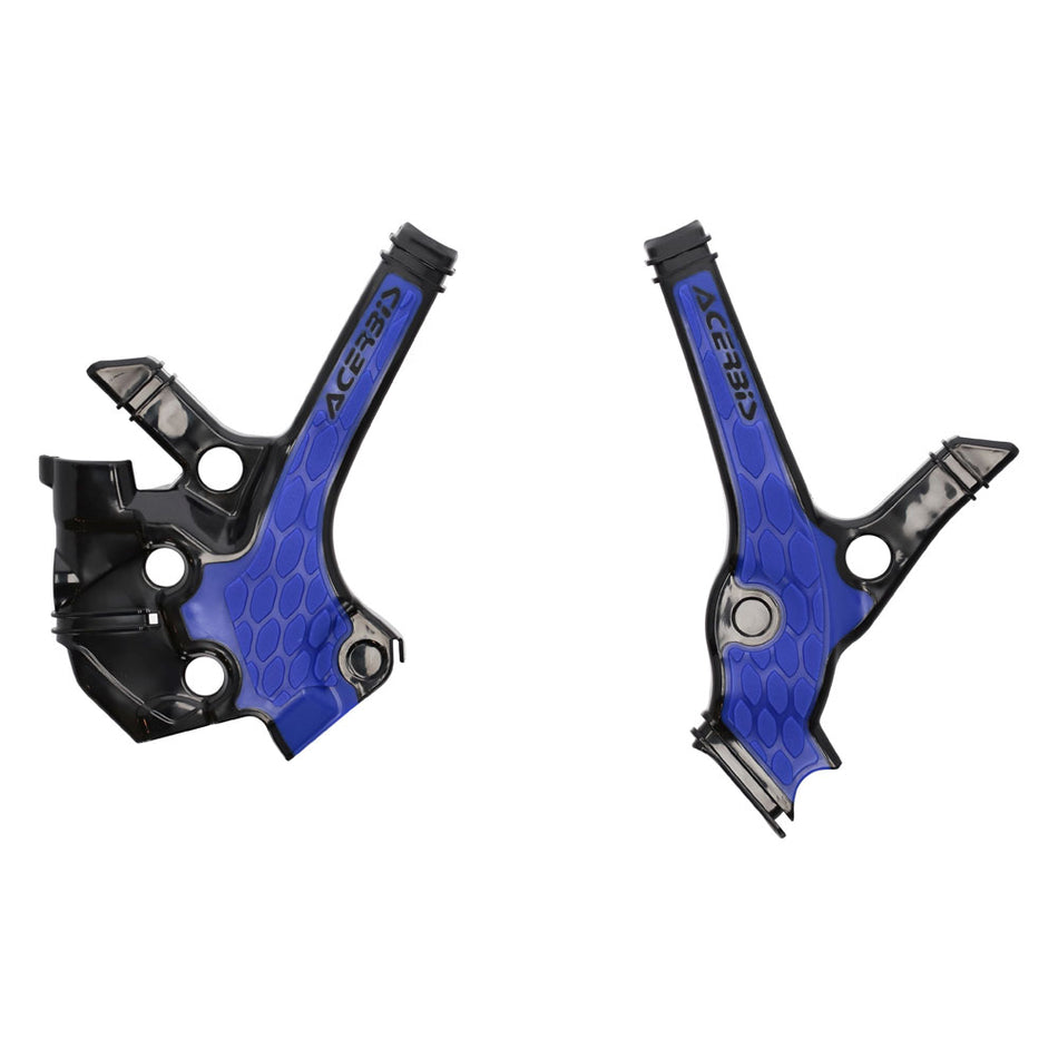 Acerbis X-Grip Frame Guard - Yamaha YZ85 (2022-2026) Black Blue